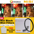 Nisi MC Black Mist Lens Filter 1/2 / 1/4 / 1/8 - for Camera Video Capture Portrait