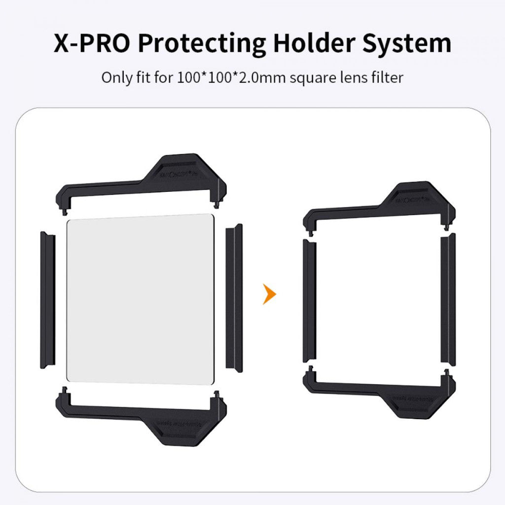 K&F Concept 100x100mm 100x150mm Filter Protection Frame 2 Pack - Nano X Pro Series for GND ND Reverse GND