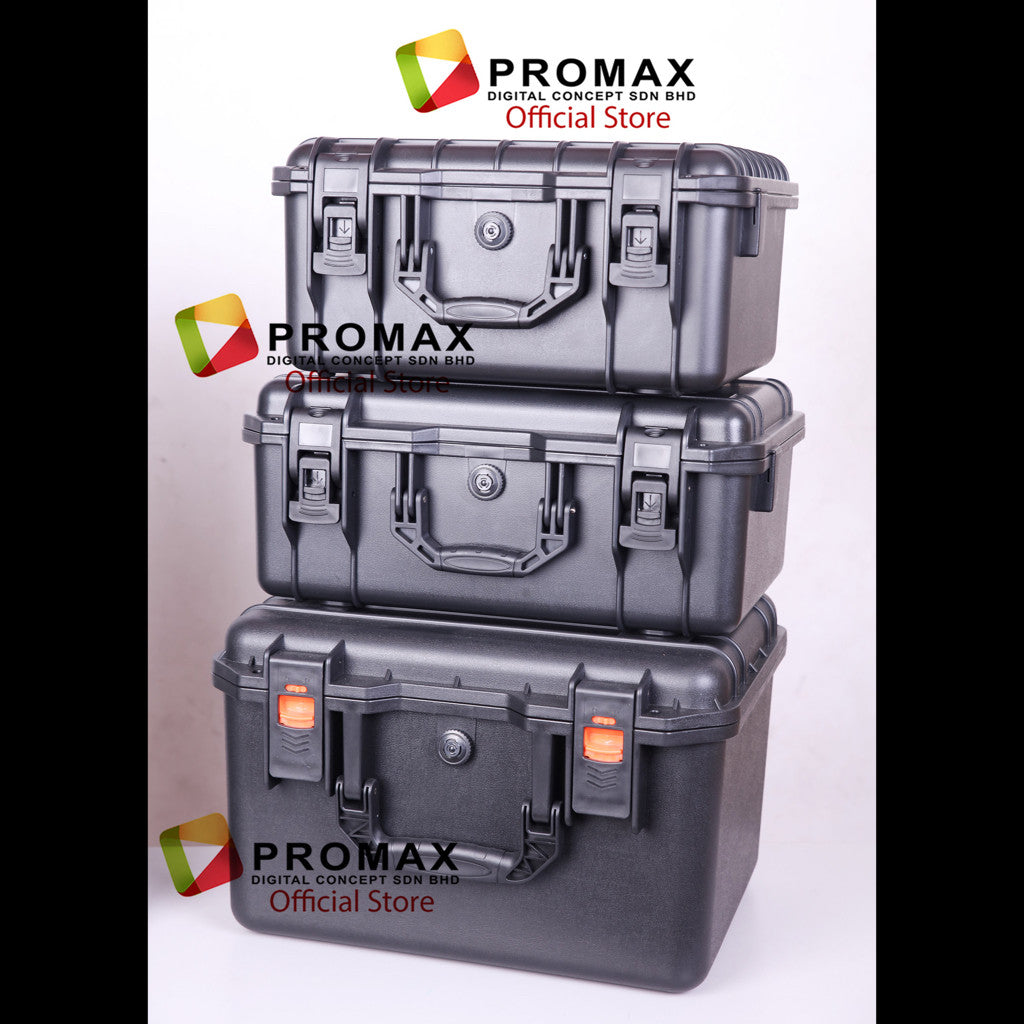 ProMax Hard PP Carry Case Tool Box Storage Bag PP Carrying case Hardcase Include Sponge Foam camera Kotak motosikal