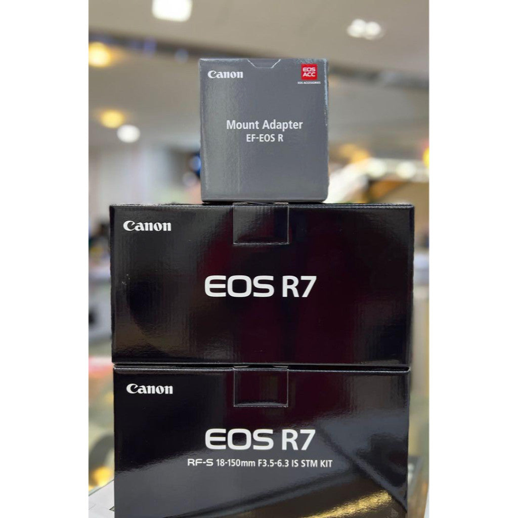 READY STOCK! CANON EOS R7 BODY / KIT Mirrorless Camera RF-S 18-45MM / 18-150MM FREE MEMORY CARD