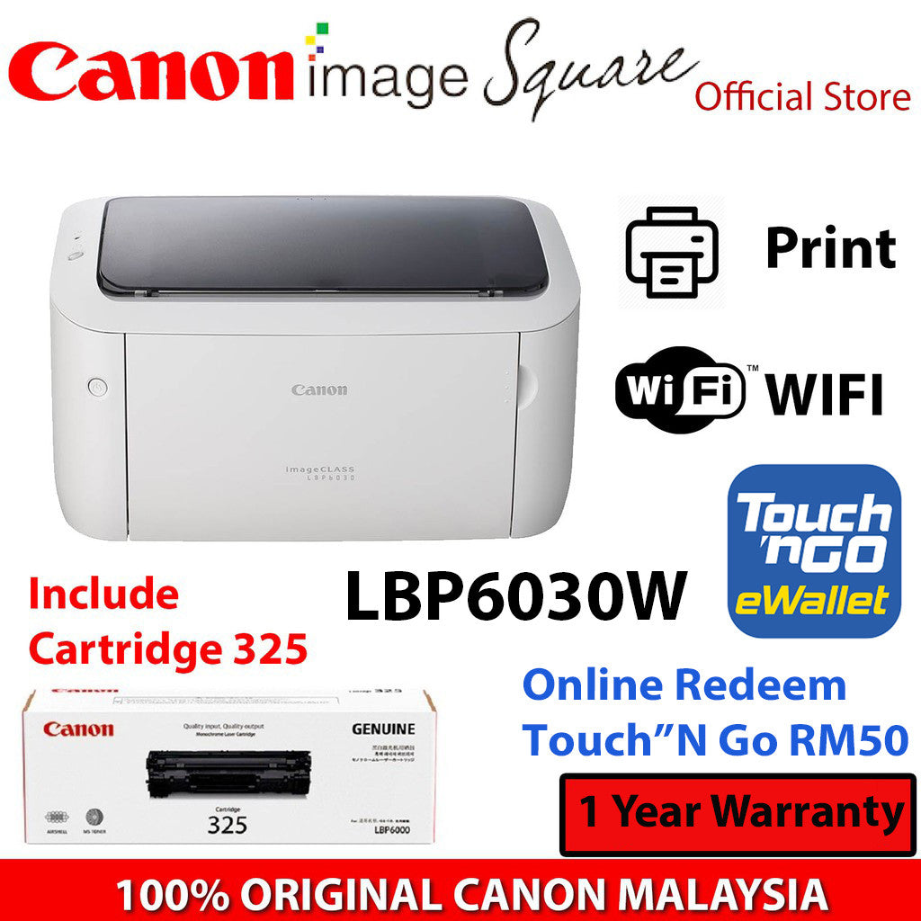 Canon LBP6030W Image CLASS Wireless WIFI Laser Printer LBP-6030W LBP 6030w
