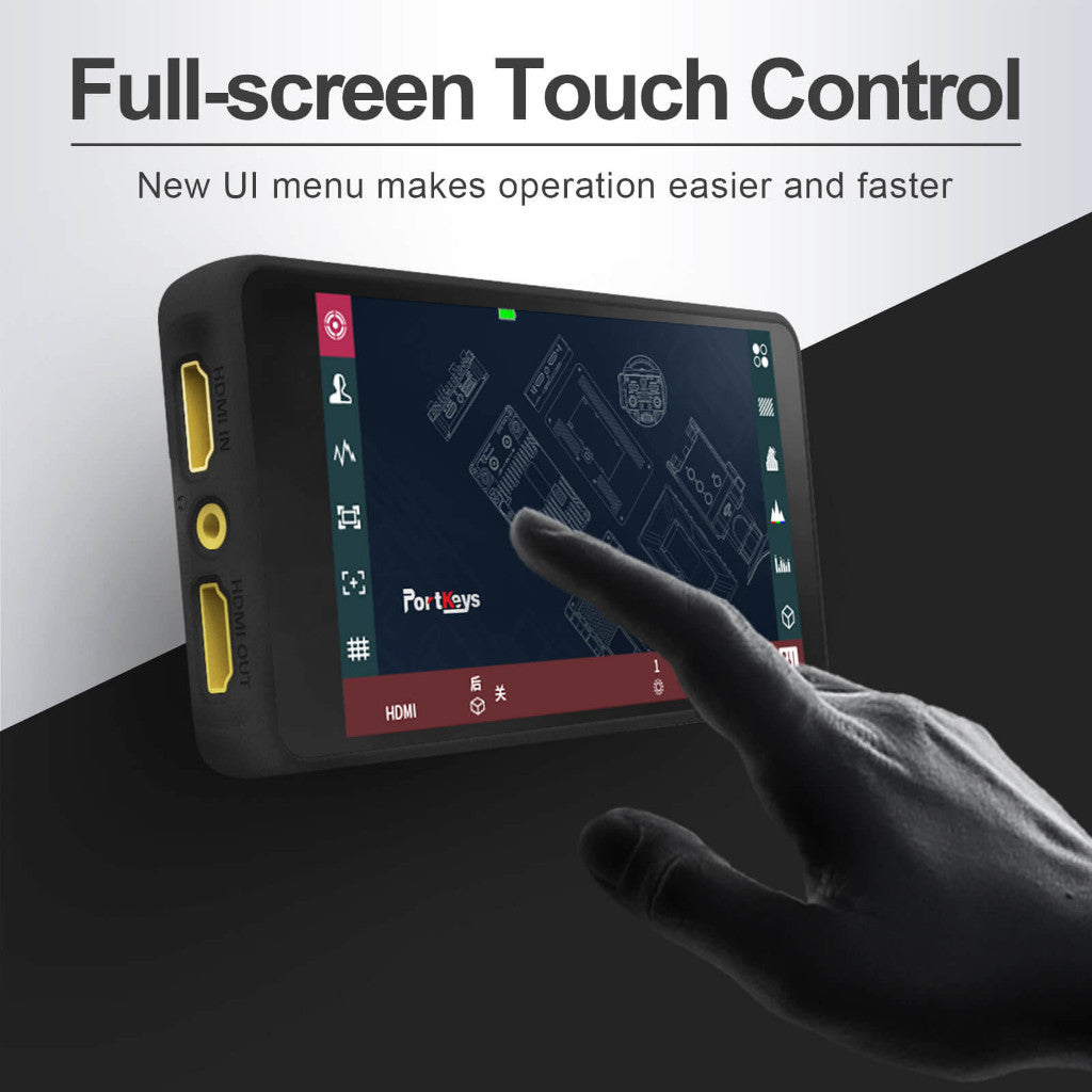 PORTKEYS PT5 II 5" 4K Touchscreen Portable On-camera Field Monitor with 3D LUT Support