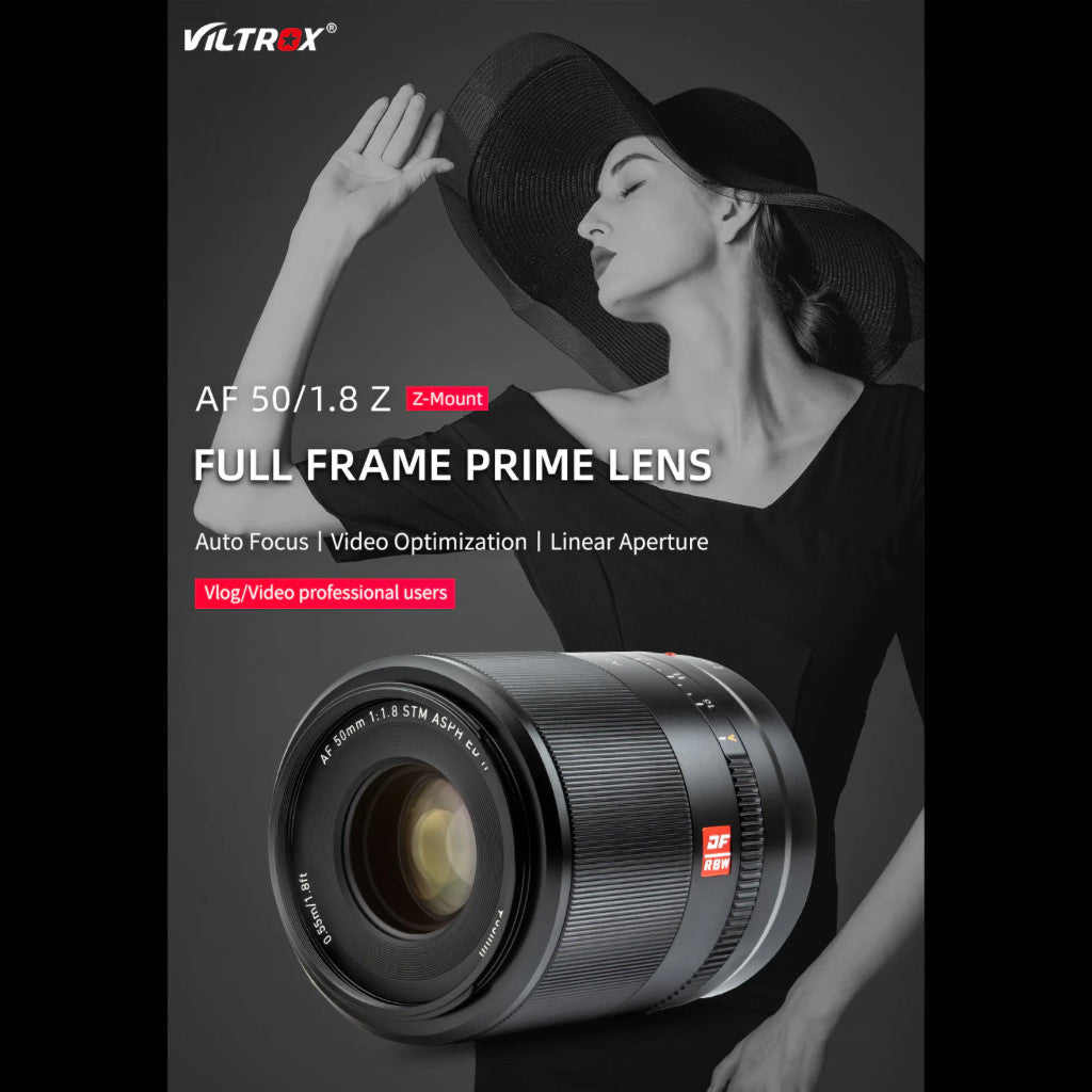 Viltrox AF 50mm f1.8 Lens for Sony E-Mount Nikon Z Mount
