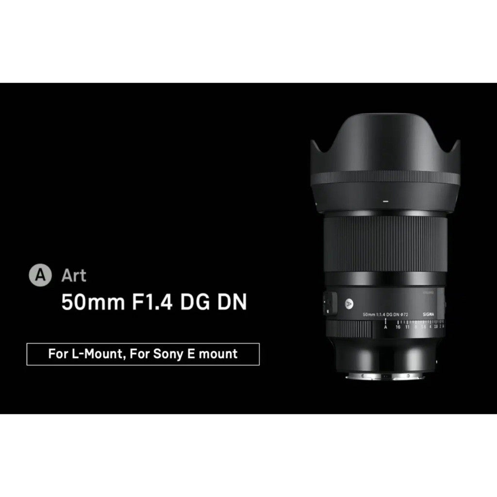 Sigma 50mm f1.4 DG DN Art Lens (Sony FE, Leica L)