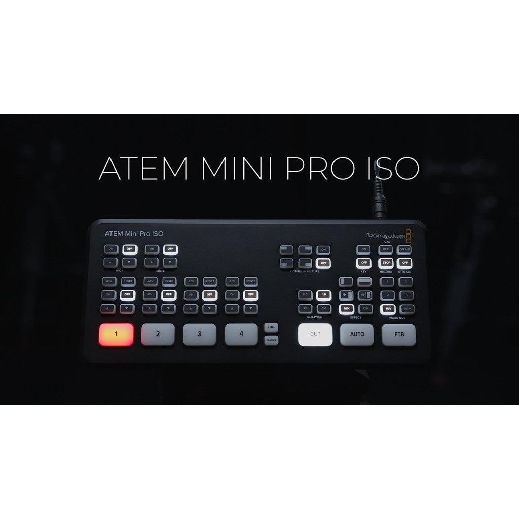 Blackmagic Design ATEM Mini Pro ATEM Mini Pro ISO SDI Live Stream Switcher