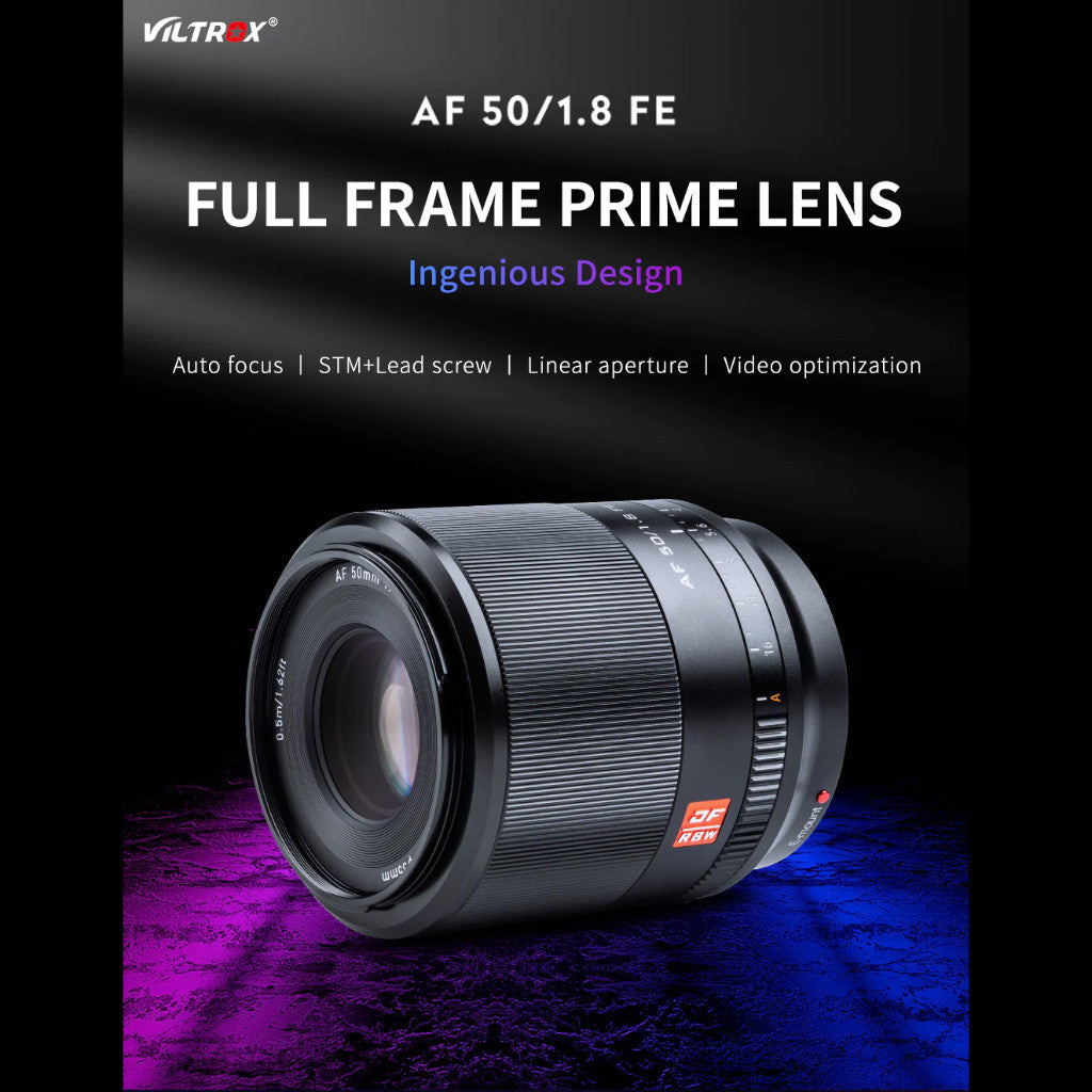 Viltrox AF 50mm f1.8 Lens for Sony E-Mount Nikon Z Mount