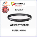SIGMA WR UV PROTECTOR WATER REPELLANT COATING FILTER 95mm 105mm