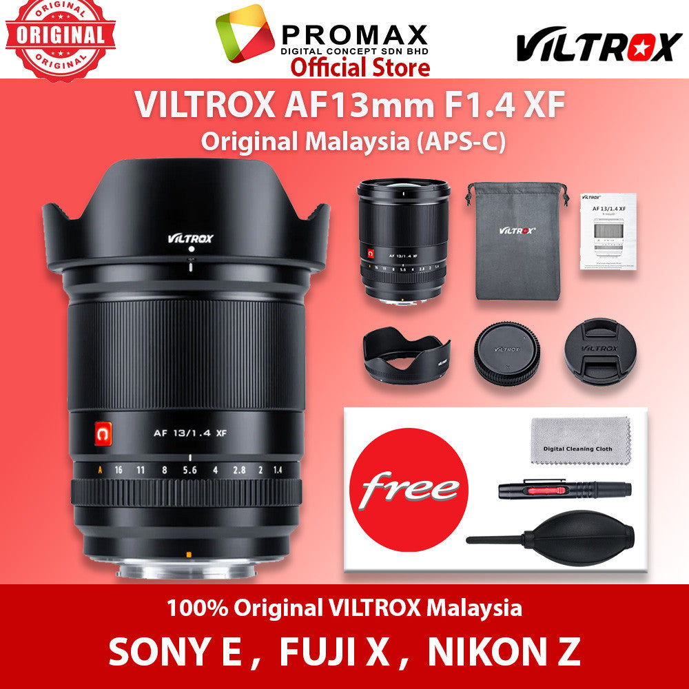 CHEAPEST!! VILTROX AF 13mm F1.4 XF / E Auto Focus Ultra Wide Angle Lens For Fujifilm X-Mount SONY NIKON Z