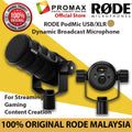 RODE PodMic USB and XLR Dynamic Broadcast Microphone for Podcasting, Streaming & Content Creation