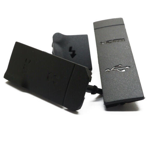 Canon EOS 5D2,5D3,5D4,6D,6D2,7D,7D2 USB / AV OUT/ HDMI/ MIC Replacement Rubber Door Bottom Cover