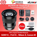 Viltrox AF 75mm f1.2 AF Auto Focus Lens FUJI XF Sony FE (Viltrox Malaysia 1 year warranty)