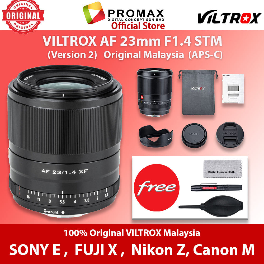 CHEAPEST! Viltrox AF 23mm f1.4 Compact FUJIFILM X CANON EOS M SONY E  Nikon Z mount Auto Focus APS-C lens