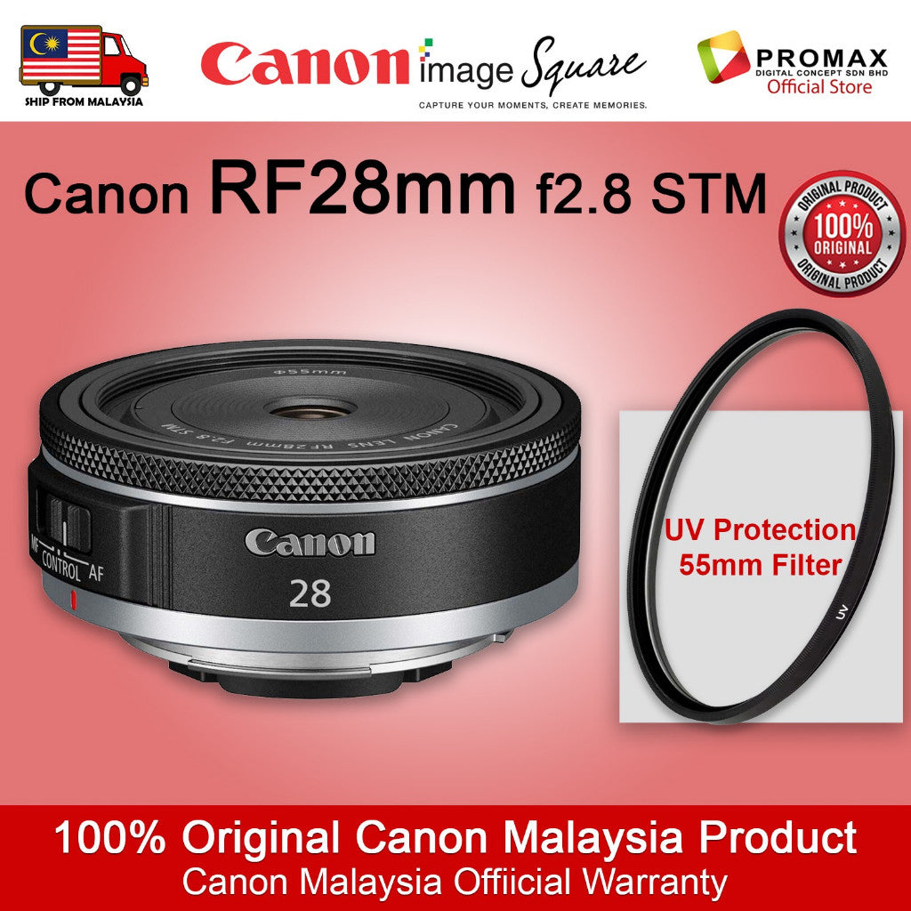 Canon RF28mm f2.8 STM wide-angle prime lens RF 28mm