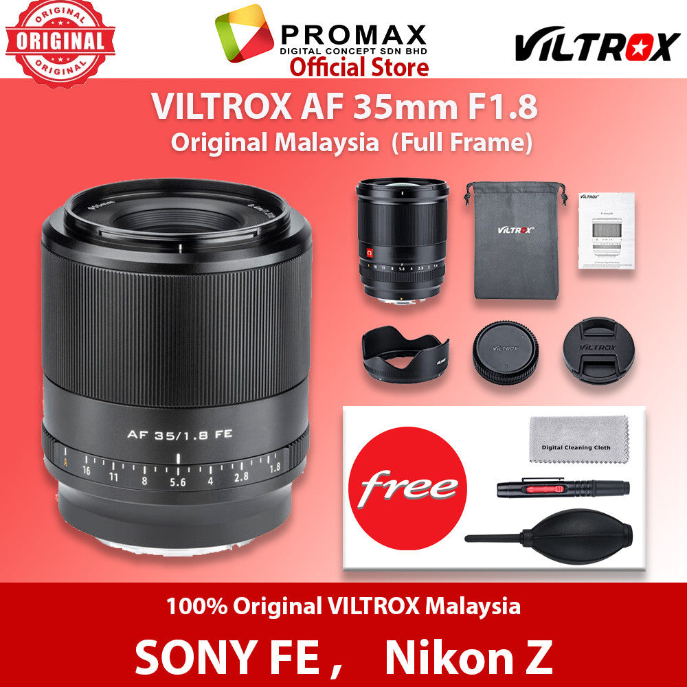 Viltrox AF 35mm f1.8 AF Lens NIKON Z SONY FE