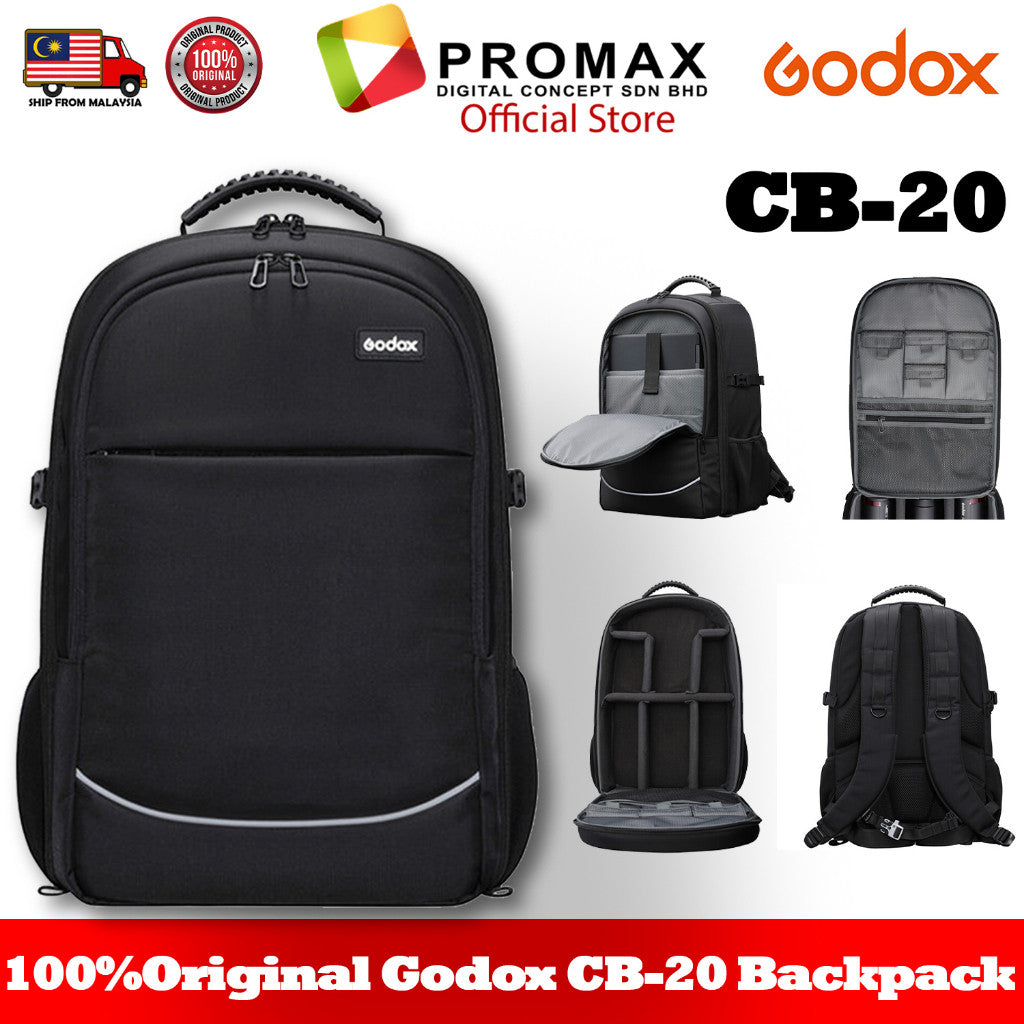 New Godox CB-20 Backpack bag for AD200Pro and Select Godox Strobes CB20 Ready Stock!!!