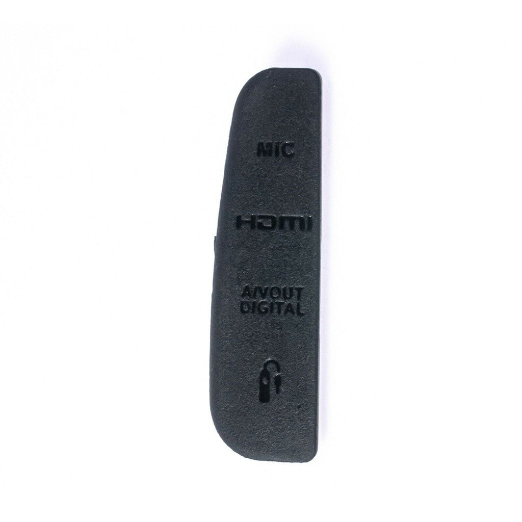 Canon EOS 60D,70D,80D USB / AV OUT/ HDMI/ MIC Replacement Rubber Door Bottom Cover