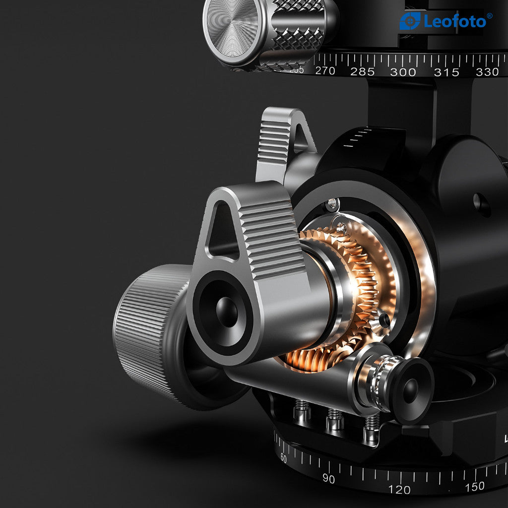 Leofoto G3 Geared Ball Head for Tripod ( DSLR / Mirrorless / Camcorder ) Leofoto 10 Years Warranty