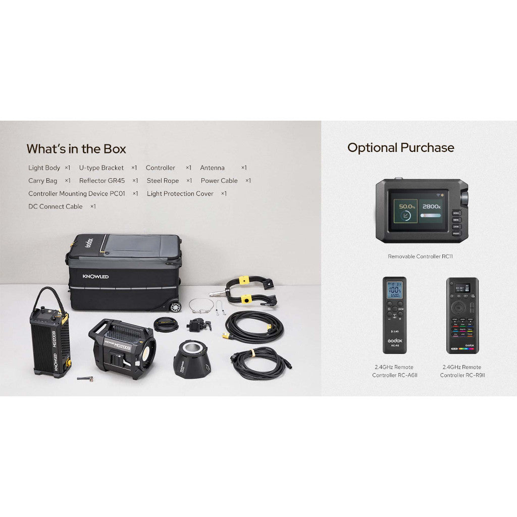 Godox KNOWLED MG1200Bi Bi-Color LED Monolight 1200w MG1200 (Godox Malaysia Warranty)