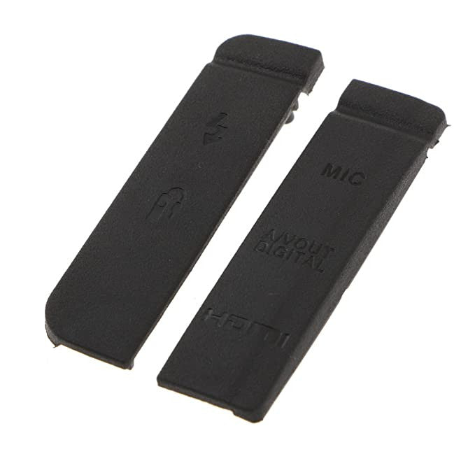 Canon EOS 5D2,5D3,5D4,6D,6D2,7D,7D2 USB / AV OUT/ HDMI/ MIC Replacement Rubber Door Bottom Cover
