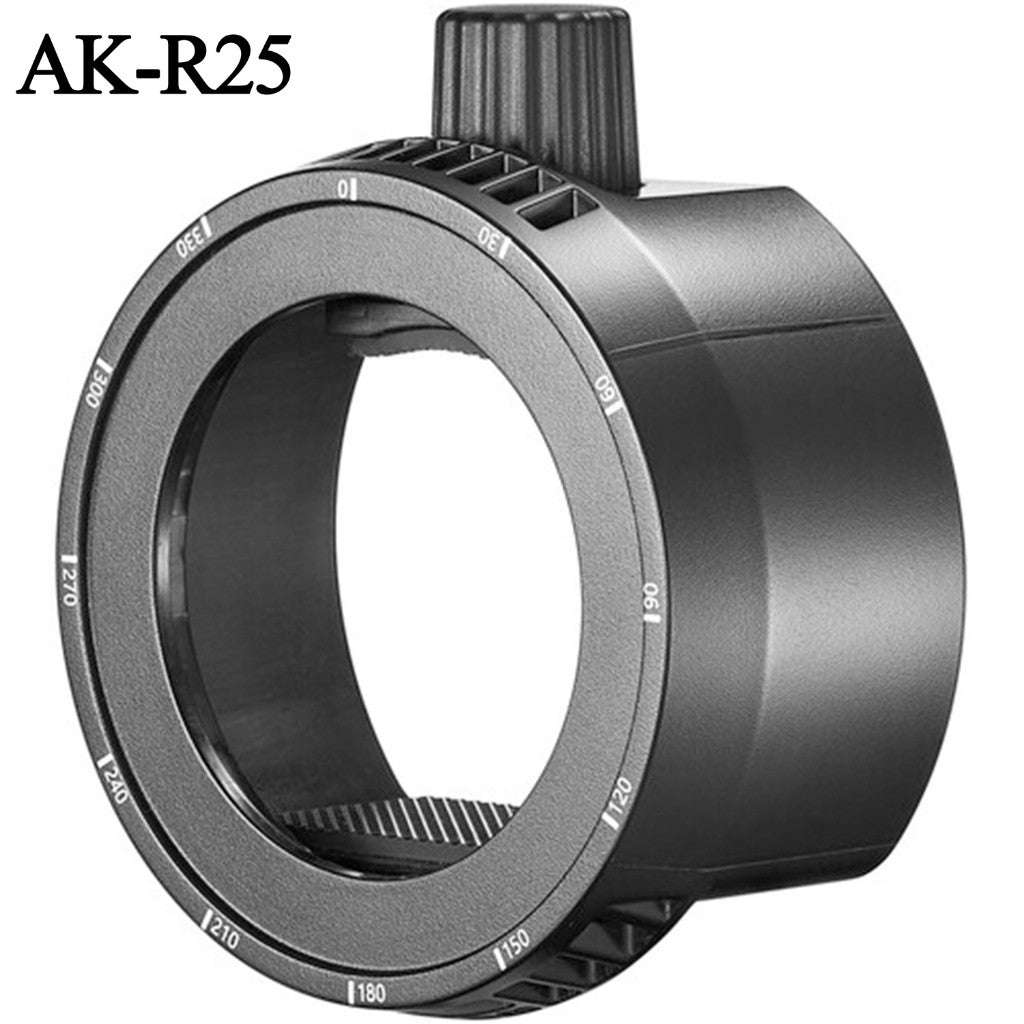Godox AK-R28/AK-R25 Round Head Flash Adapter Holder for Mounting Godox AK-R21 Projector to Godox AD100/Pro,AD200/Pro