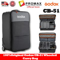 100% Original New Godox CB-51 Wheeled Carry Bag for S60 LED 3-Light Kit CB51 Ready Stock!!!