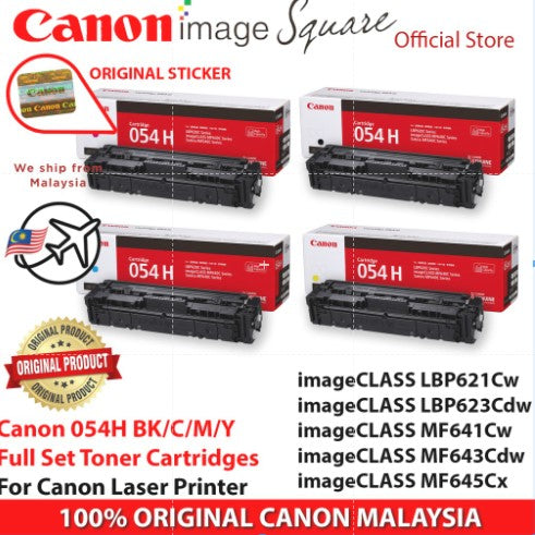 Canon 054 054H Toner Cartridge BK C M Y for LBP621Cw LBP623Cw MF645Cx MF643Cdw MF641Dw