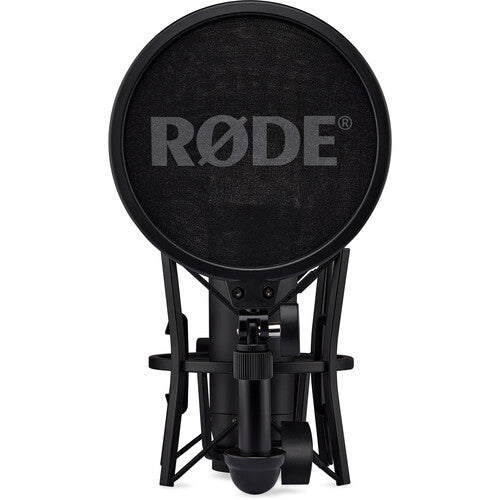 RODE NT1 5th Generation Large-Diaphragm Cardioid Condenser XLR/USB Microphone(Black/Nickel)