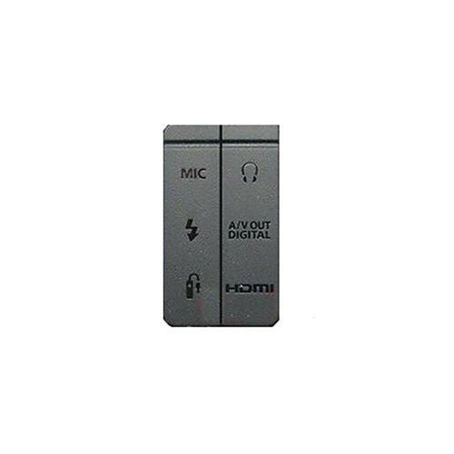 Canon EOS 5D2,5D3,5D4,6D,6D2,7D,7D2 USB / AV OUT/ HDMI/ MIC Replacement Rubber Door Bottom Cover