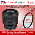 Canon Rf 85mm F1.2L USM Ds Free! UV Protection 82mm Fliter.