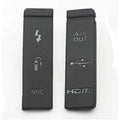 Canon EOS 5D2,5D3,5D4,6D,6D2,7D,7D2 USB / AV OUT/ HDMI/ MIC Replacement Rubber Door Bottom Cover