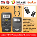 Godox TR-C1 / TR-C3 / TR-S2 / TR-N1 / TR-N3 Wireless Timer Remote Control