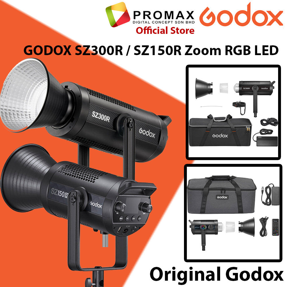 Godox LED Light SZ150R / SZ300R/ SZ150 R / SZ300 R RRGB LED Video Light