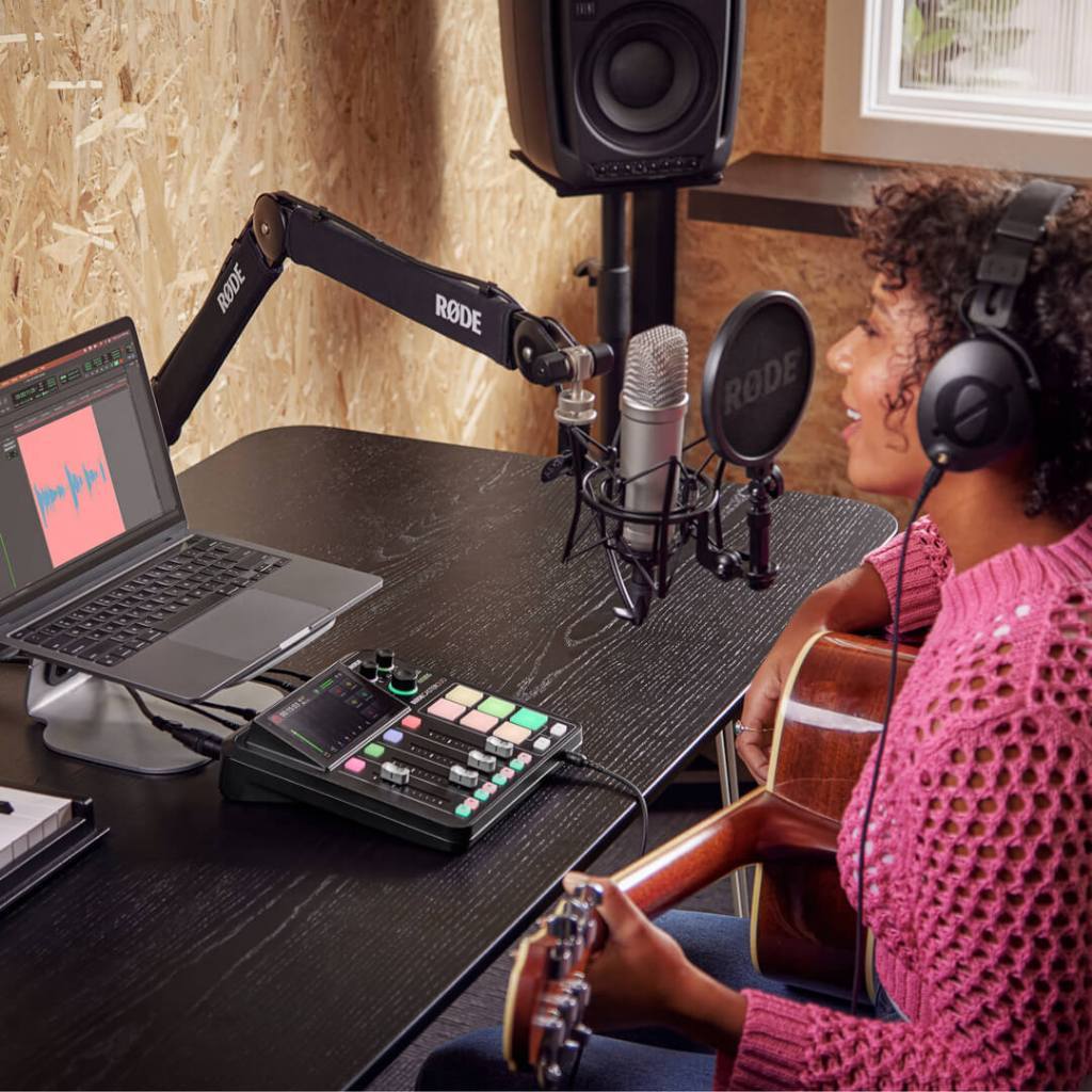 RODE RODECaster Duo Rode Caster Duo Integrated Audio Production Studio For Streaming / Podcast