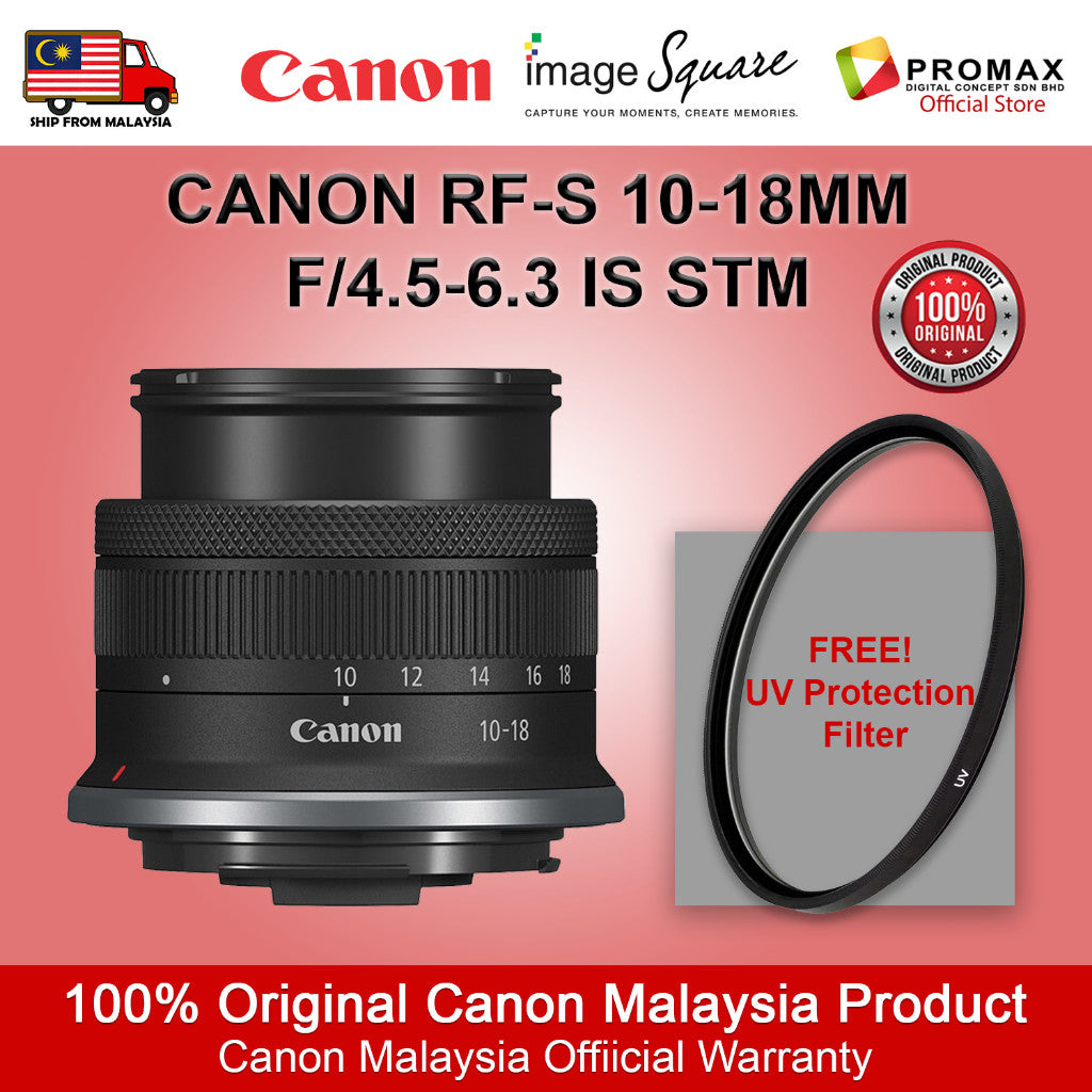 CANON RF-S 10-18MM F/4.5-6.3 IS STM