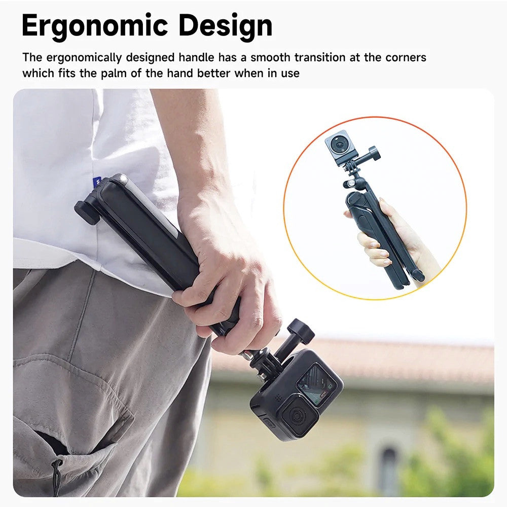 TELESIN TE-TPR-009 3-Way Arm Hand Grip Multifunctional Foldable Tripod Selfie Stick