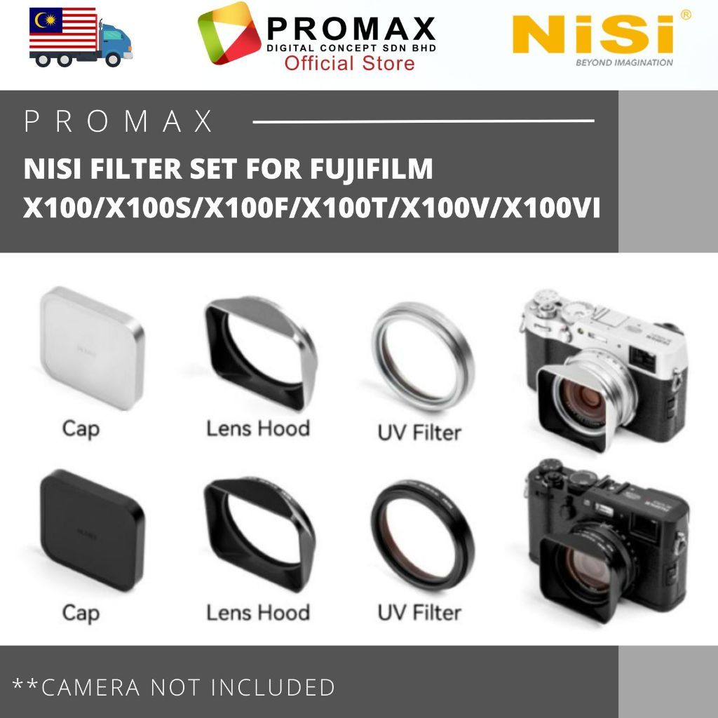 NiSi X100 SERIES NC UV FILTER SET (Camera not included)