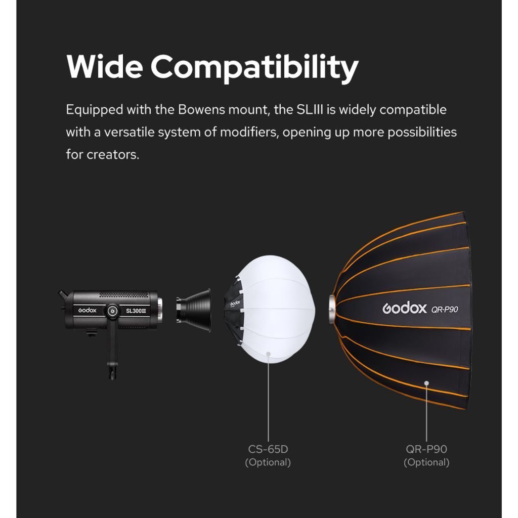 GODOX SL200III D / SL200III BI / SL300III D / SL300III BI LED Video Light - DAYLIGHT / BI-COLOR SL200 III SL300 III