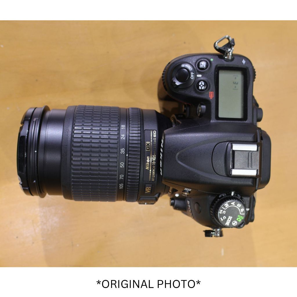 Used Nikon D7000 with AF-S DX NIKKOR 18-105MM F/3.5-5.6G ED VR Lens like new