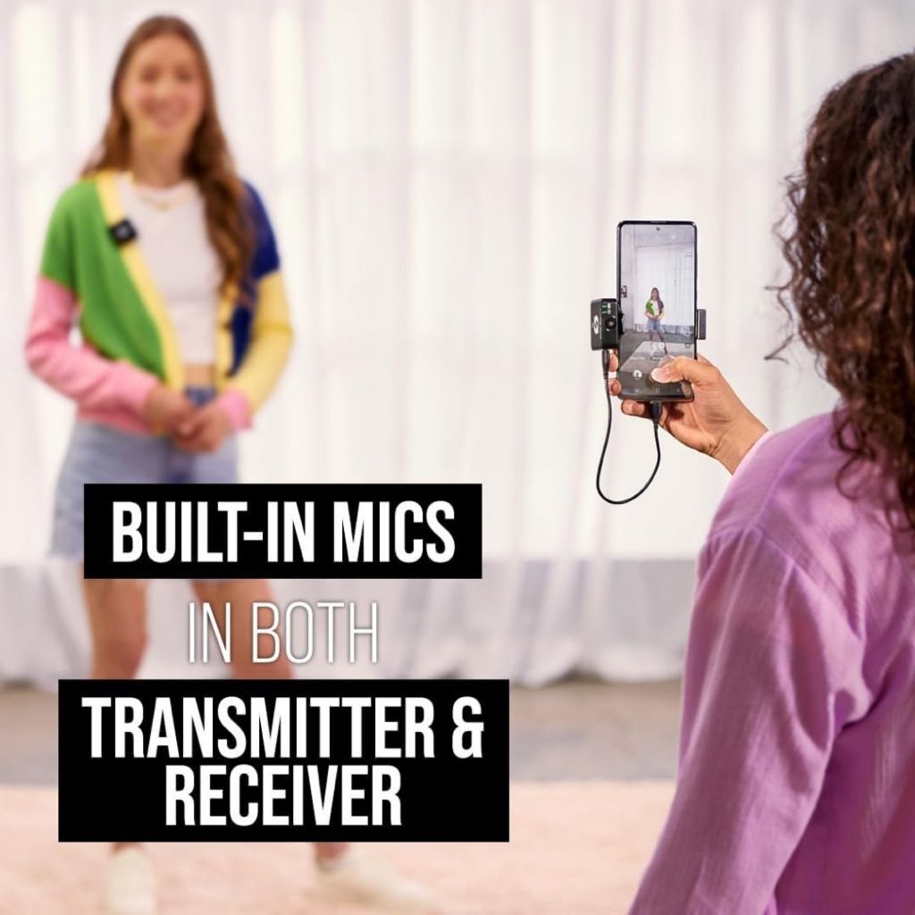 Rode Wireless ME Dual Ultra Compact Wireless Microphone Dual Channel with 2TX + 1RX RDE-WIMEDUAL