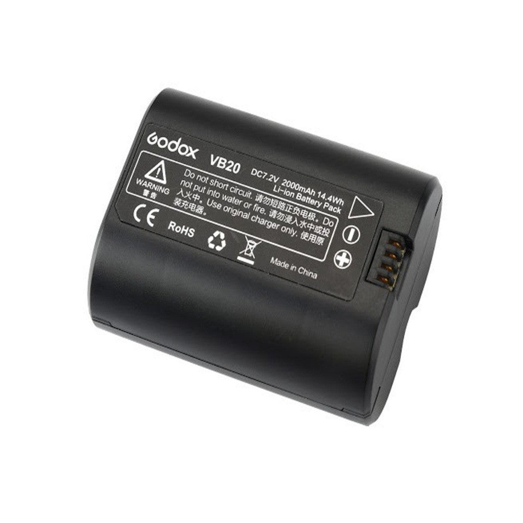 Godox VB20 VB-20 VB 20 Lithium-Ion Battery for V350 Flash (7.2V, 2000mAh)
