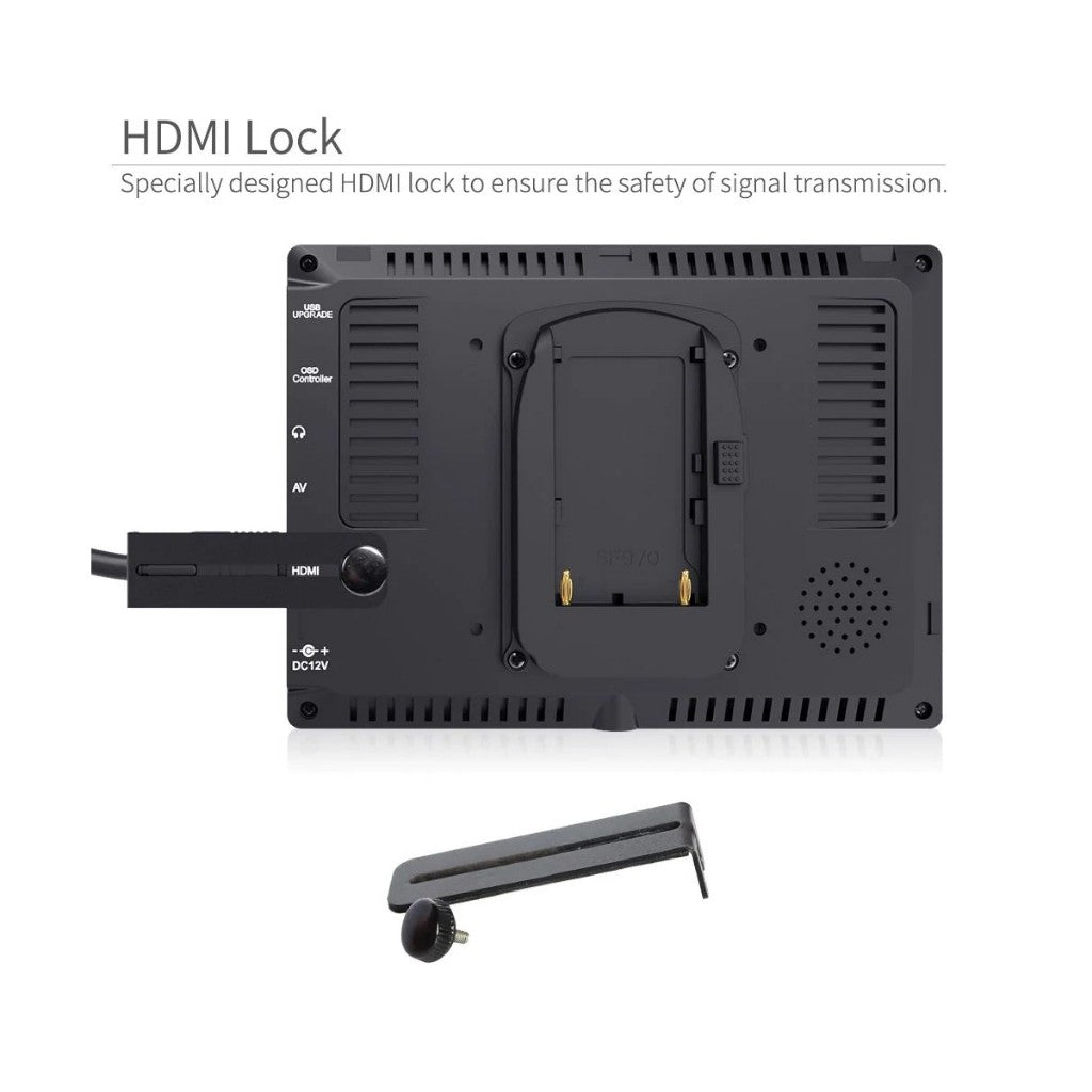 FEELWORLD FW759 7 INCH SLIM DSLR CAMERA FIELD MONITOR HD VIDEO ASSIST IPS 1280X800 4K HDMI AV FW 759