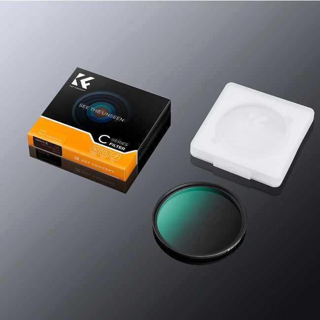 CHEAPEST K&F Concept Nano-C Series 1/4 1/8 Black Mist Black Diffusion Filter Green Coatings (K&F Malaysia)