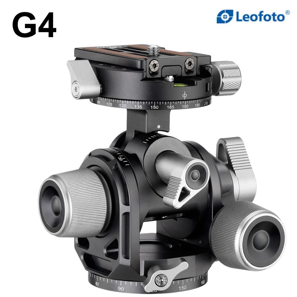 Leofoto G4 / G4 PRO Geared Ball Head for Tripod ( DSLR / Mirrorless / Camcorder )