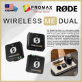 Rode Wireless ME Dual Ultra Compact Wireless Microphone Dual Channel with 2TX + 1RX RDE-WIMEDUAL
