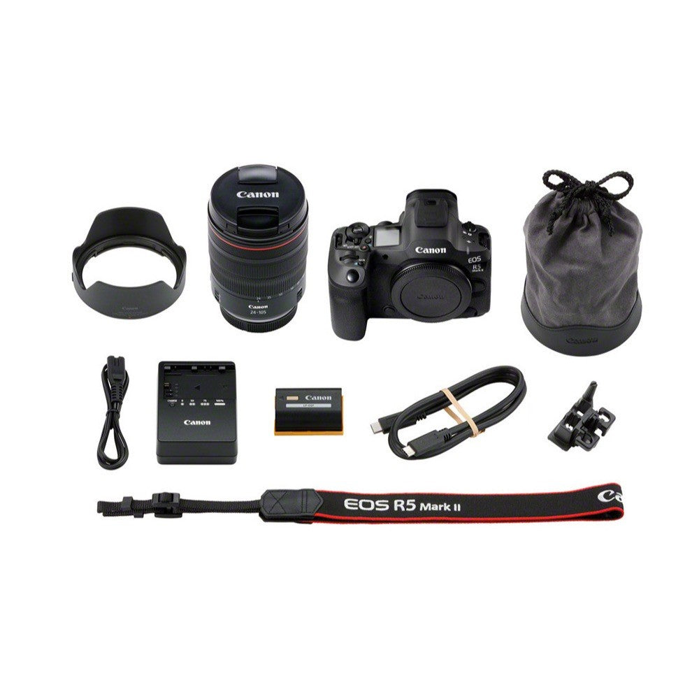 Canon EOS R5 MKII / Mark II Mirrorless Camera Full Frame + RF 24-105mm f4 L USM IS R5II
