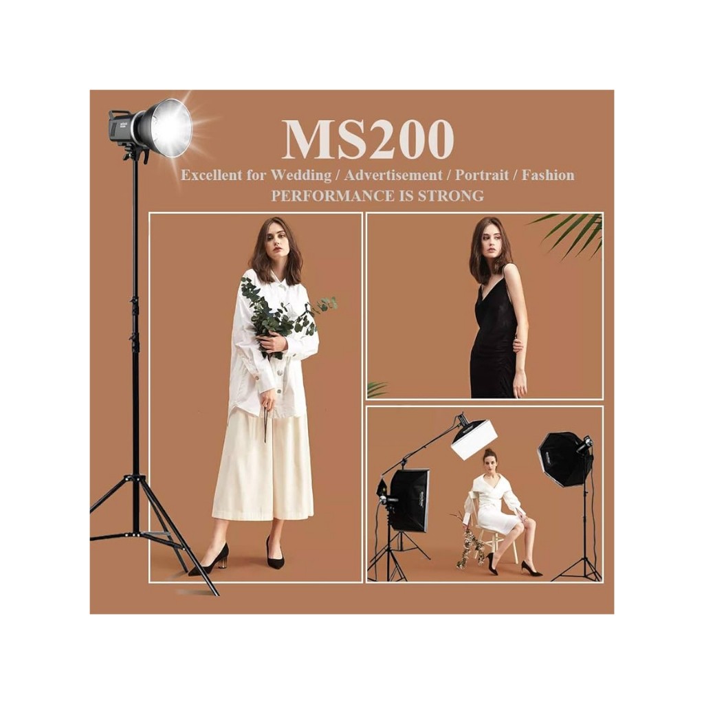 Godox MS200 MS200V MS300 MS300V MS-200 MS-200V MS-300 MS 200 MS 300 MS 300-V Monolight Studio Flash Studio Light