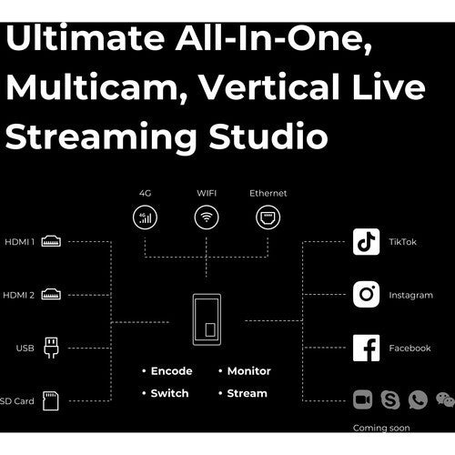 Yololiv Instream  Live Streaming Switcher Encoder Monitor System