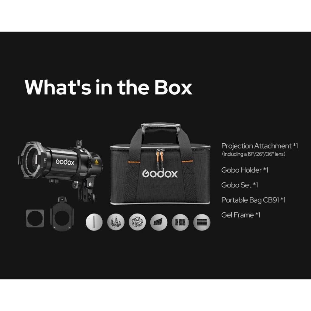 GODOX MINI LIGHT PROJECTOR MLP19K/ MLP26K/ MLP36K/ (GODOX MOUNT)