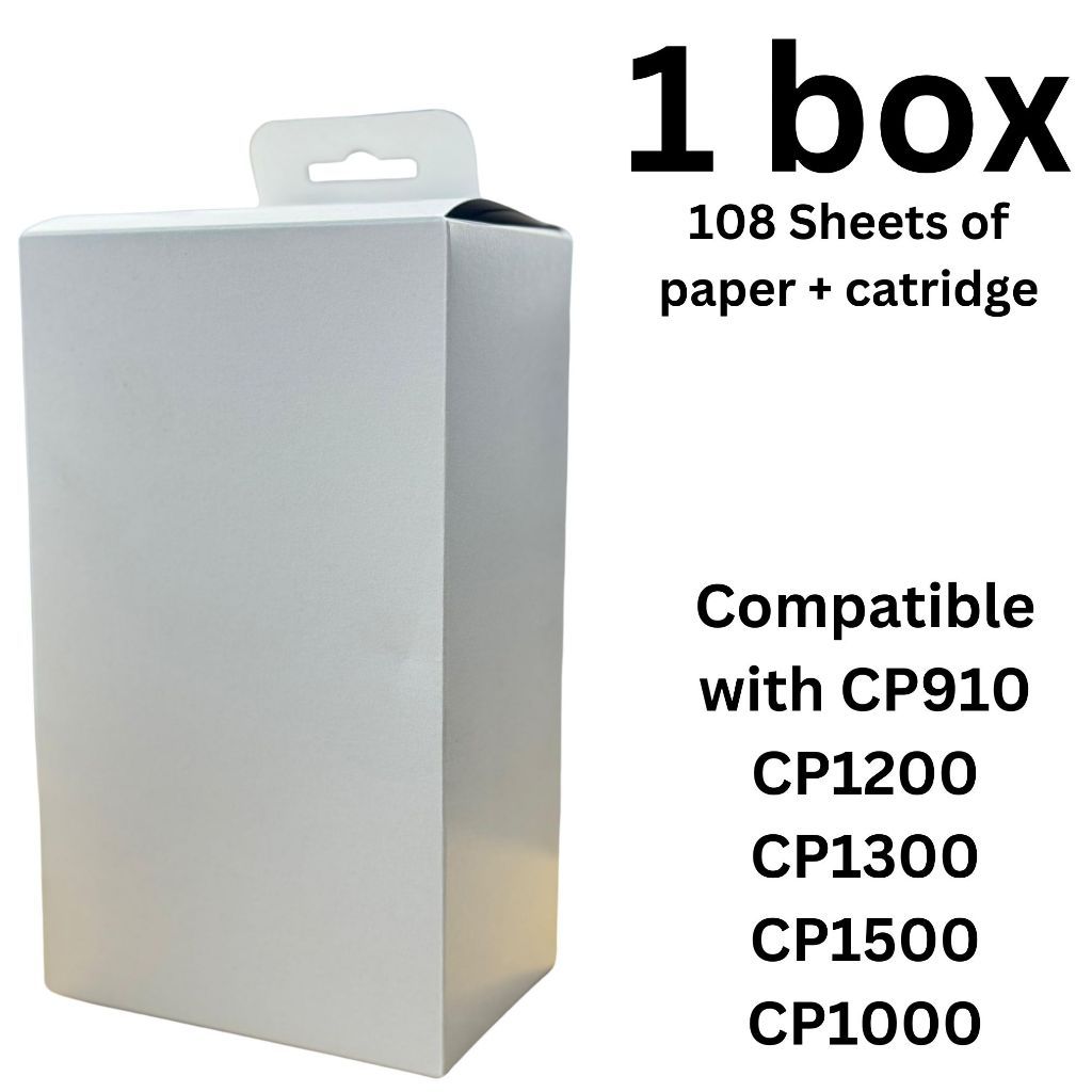 Canon RP-108V RP108V RP 1080V RP1080V Color Ink & 4R Paper For Selphy printer CP910 CP1200 CP1300 CP1500 CP1000