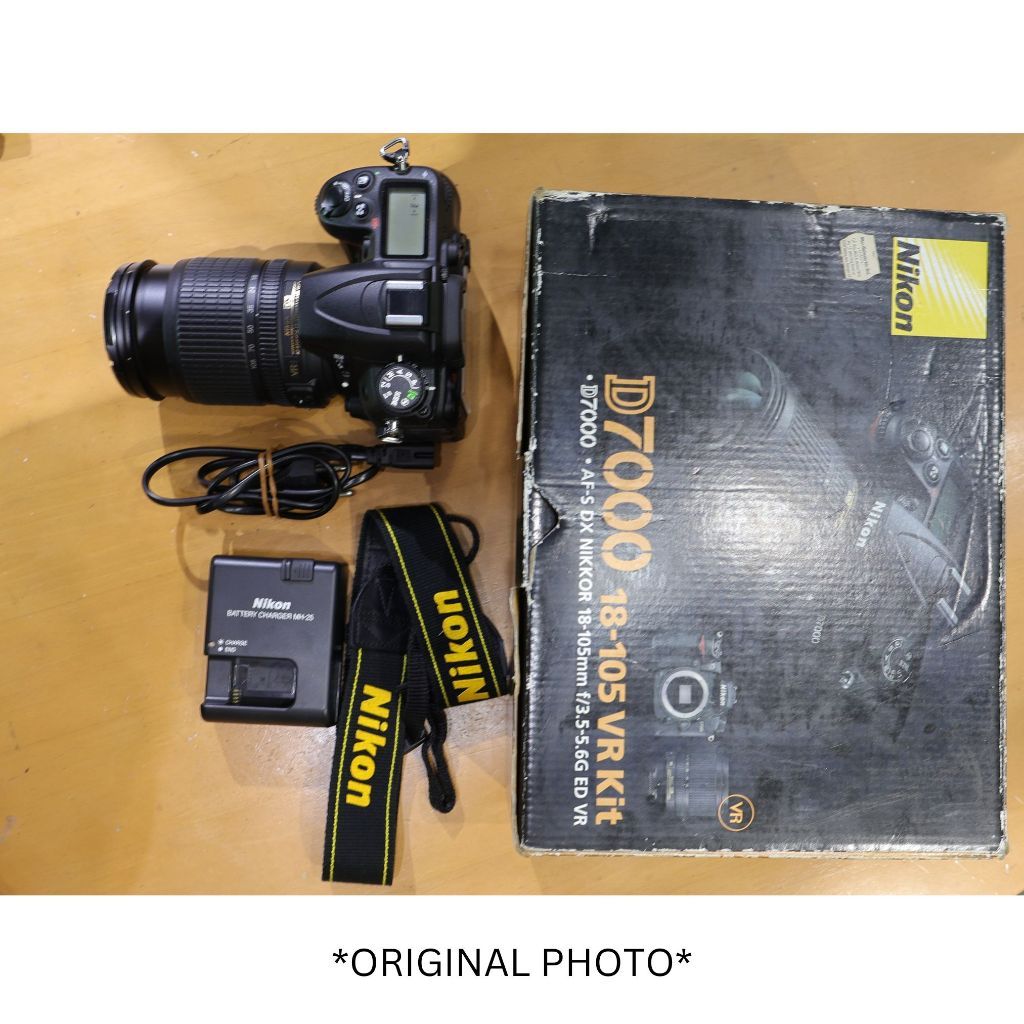 Used Nikon D7000 with AF-S DX NIKKOR 18-105MM F/3.5-5.6G ED VR Lens like new